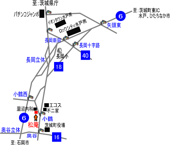 『フレンチ　松庵』（in茨城町）周辺の地図